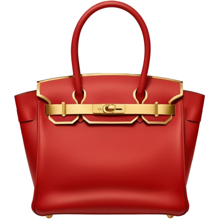 hermes red bag emoji