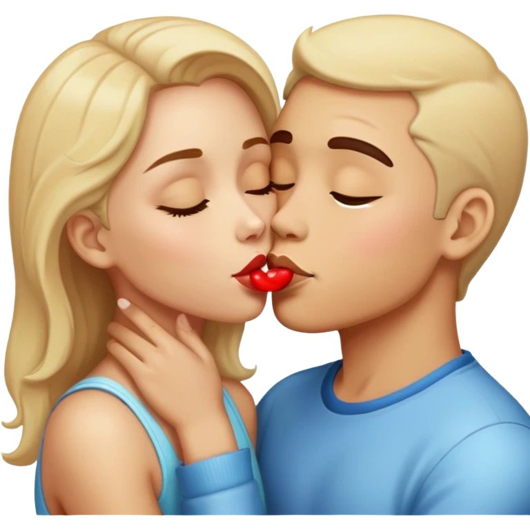 Moi qui fait un bisous  emoji