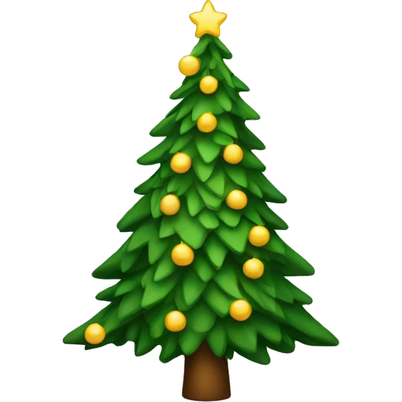 Christmas tree emoji