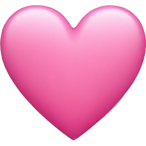 Pink heart emoji