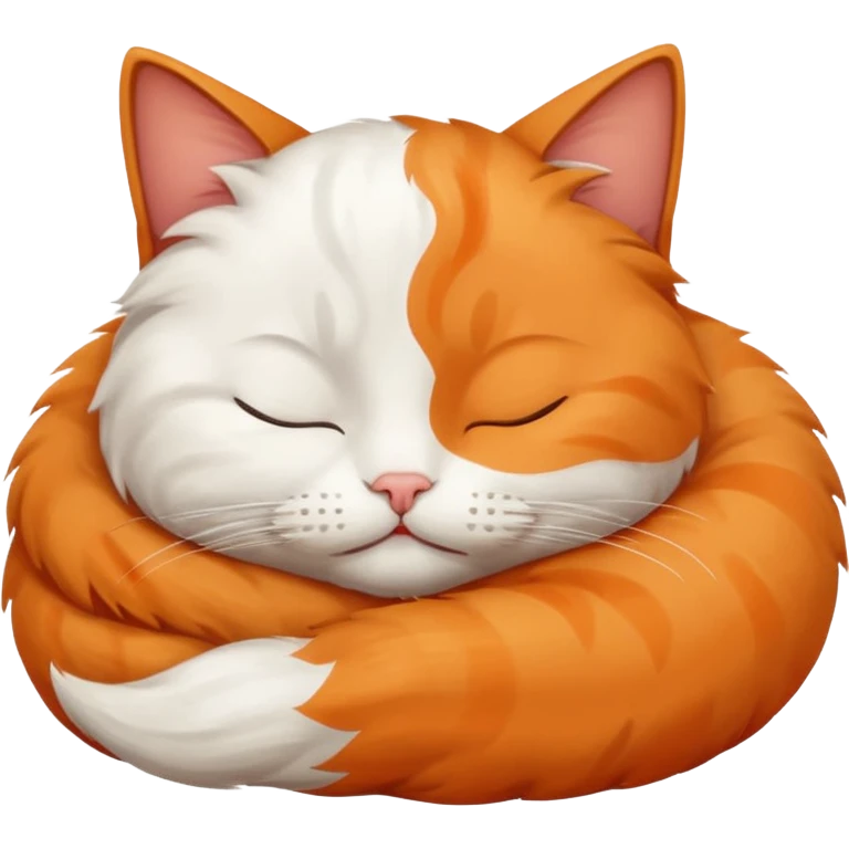 a lazy cat emoji