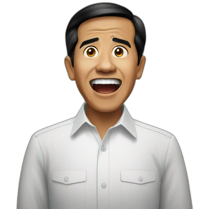 Jokowi surprised emoji
