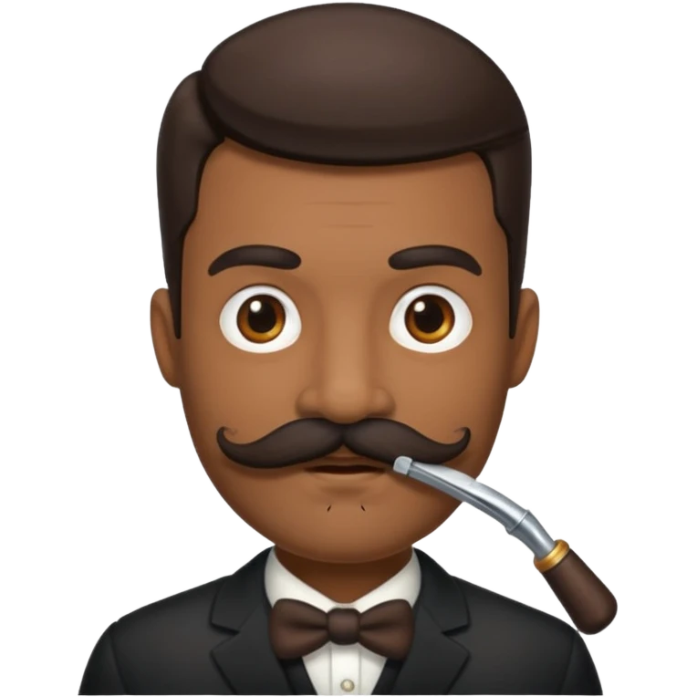 handlebar moustache emoji