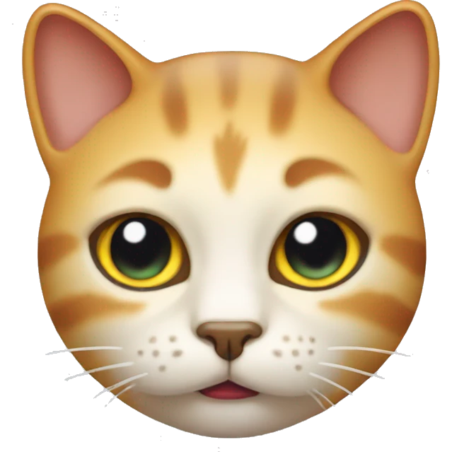Melting Face cat emoji