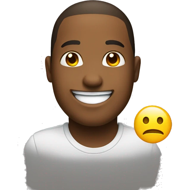 Make a emoji with heart and big smile emoji