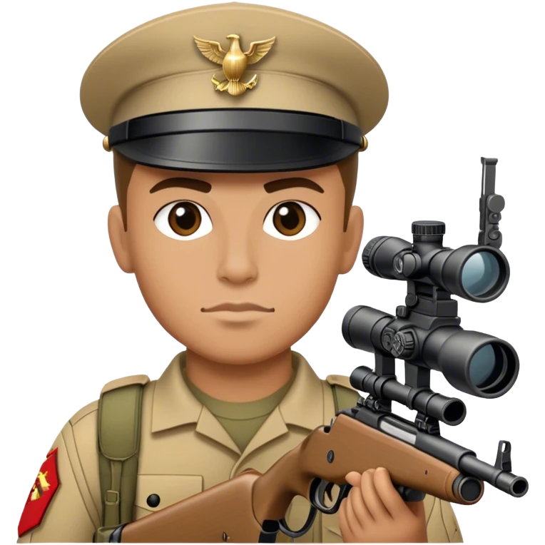 US Marine with sniper rifle emoji