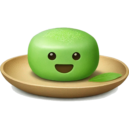 matcha mochi emoji