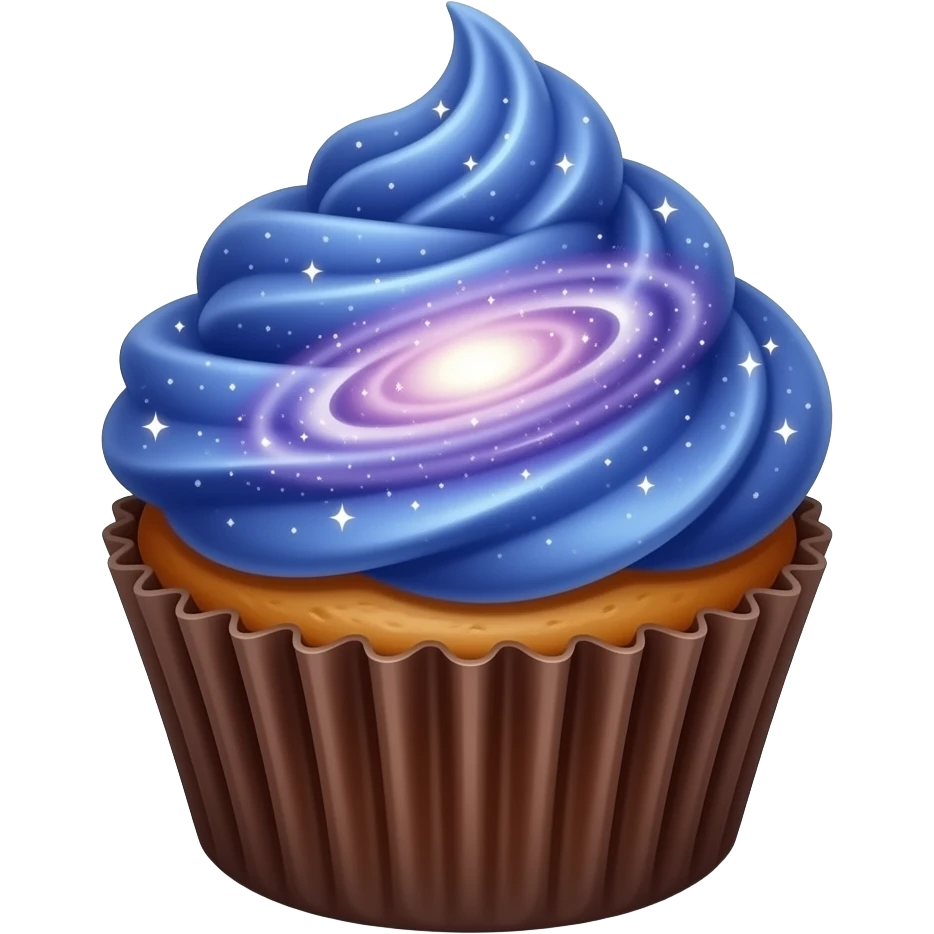 Galaxy cupcakes emoji