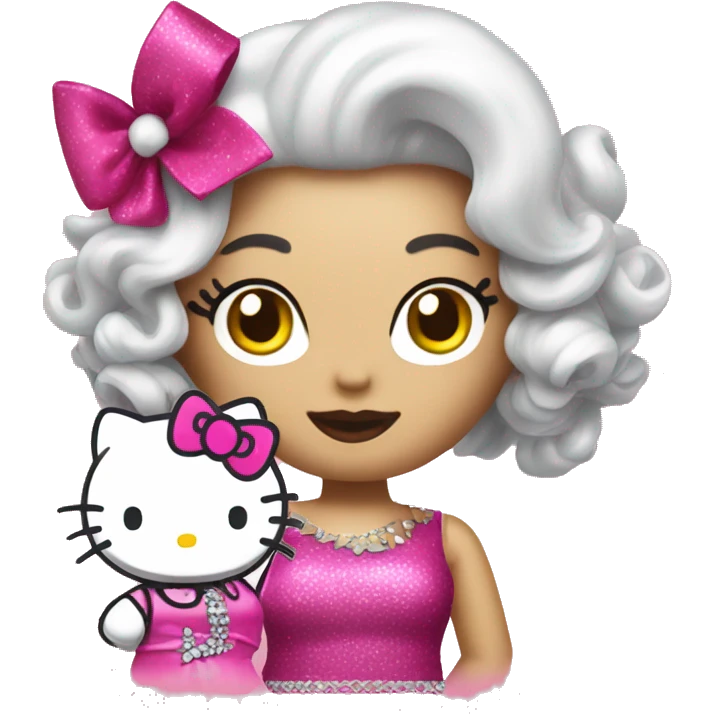 Hello kitty drag queen  emoji