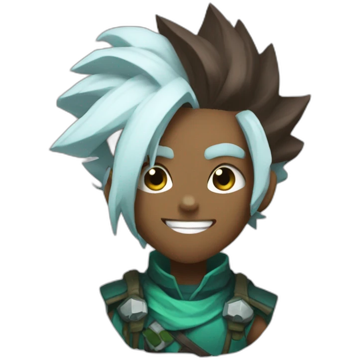 Ekko from league of legends emoji