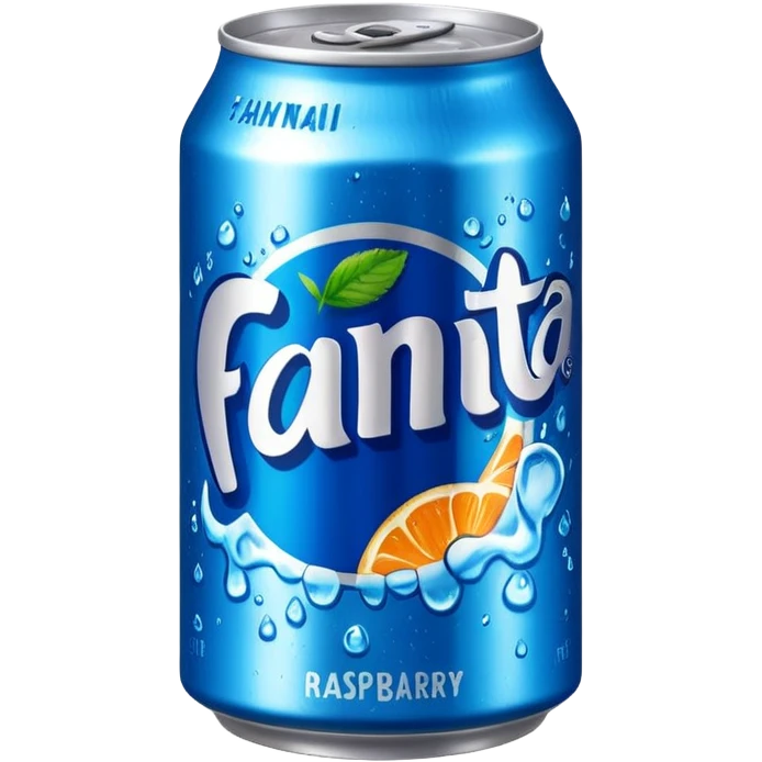 hyper blue raspberry Fanta  emoji