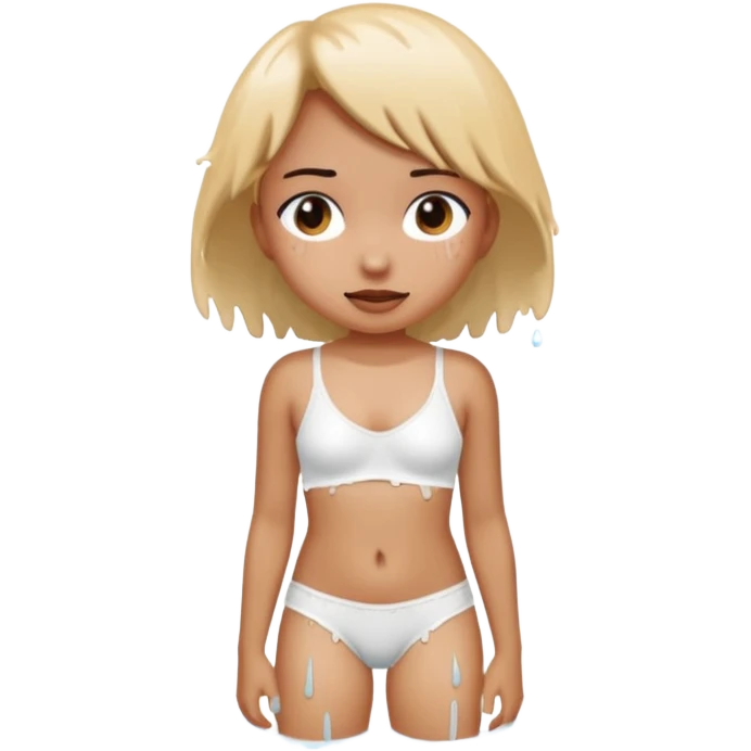 girls underwear dripping emoji