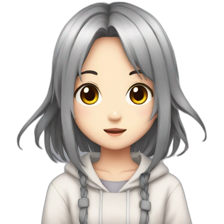 Anime girl cute emoji