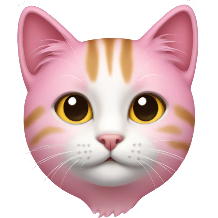 Cat pink emoji