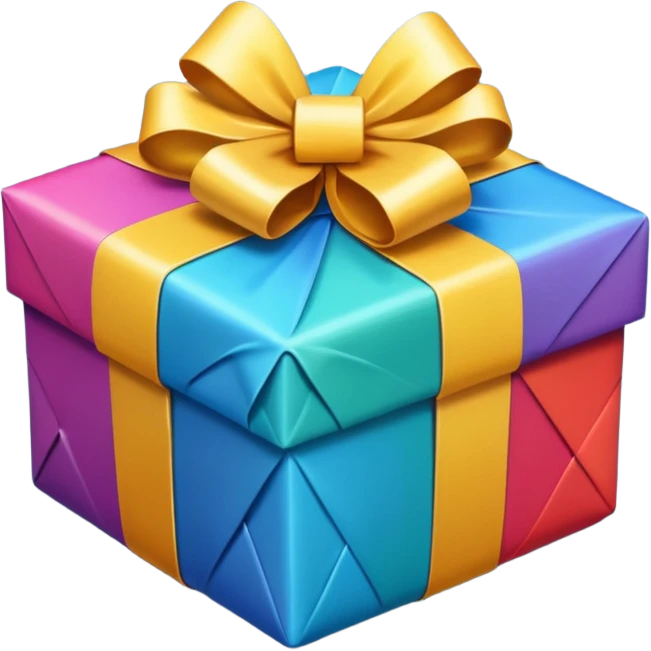 подарок с бантом emoji