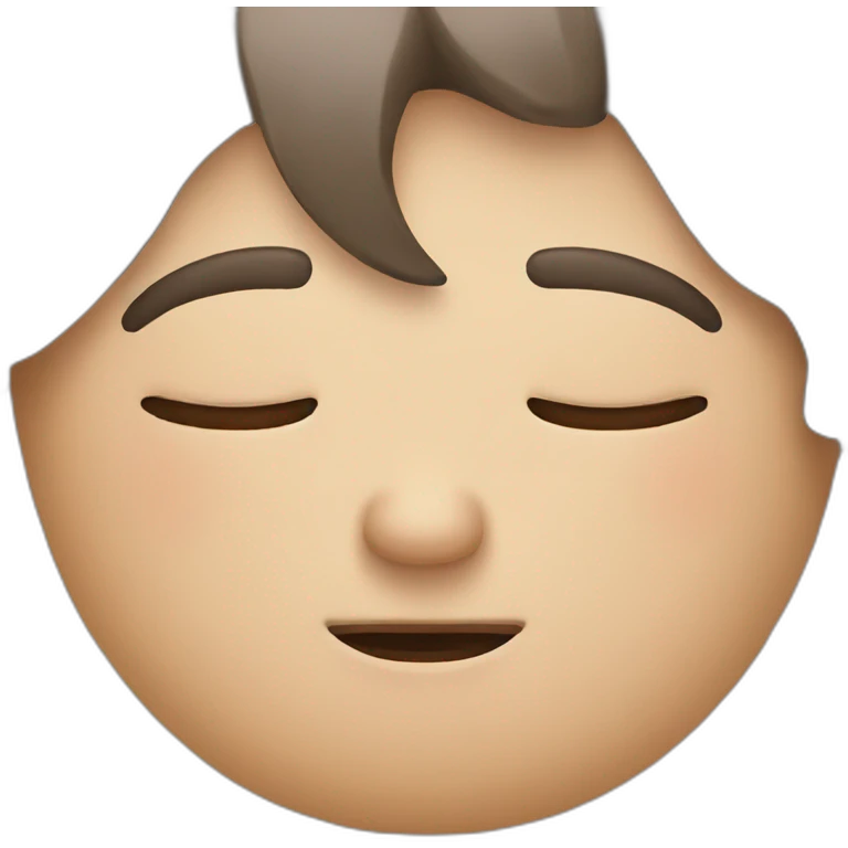 Sleepy emoji