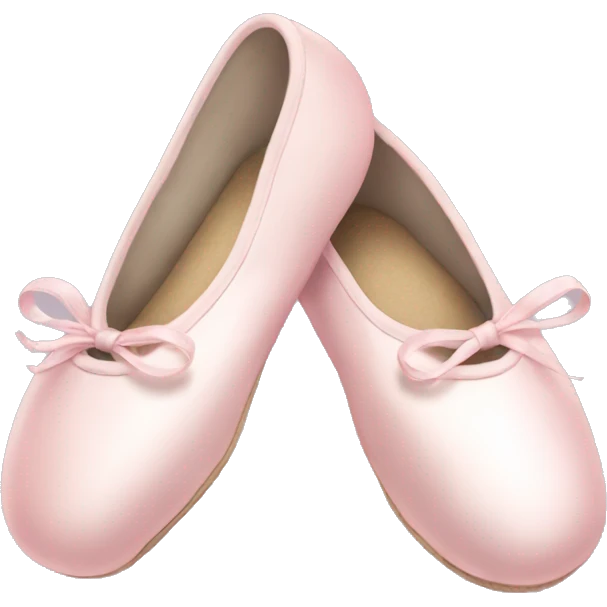 Pale pink ballet shoes emoji