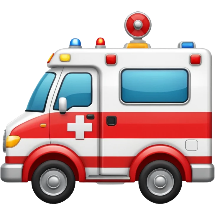 AMBULANCE  siren  emoji
