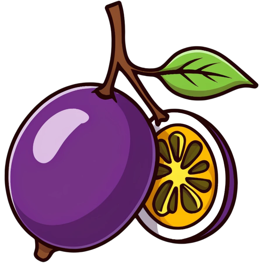 passion fruit emoji