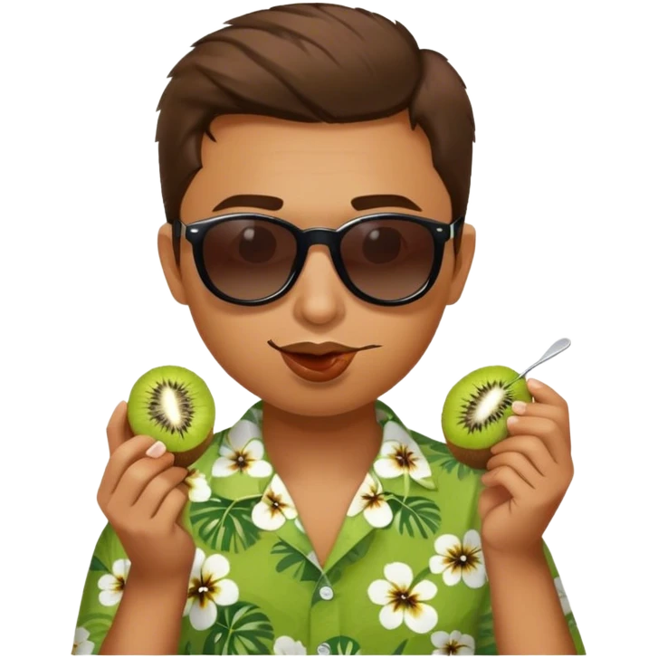 kiwi chilling emoji
