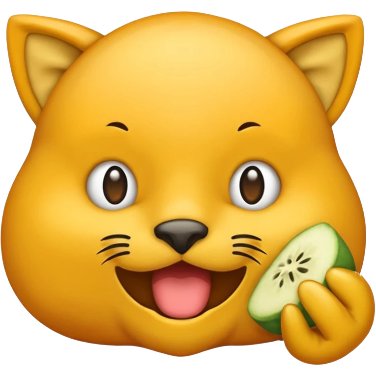 Emoji Sigma con mewing,una mandíbula muy marcada y con una ceja levantada y la otra abajo emoji