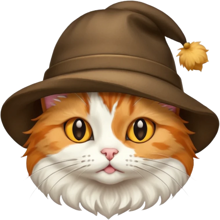 cat wearing a hat emoji