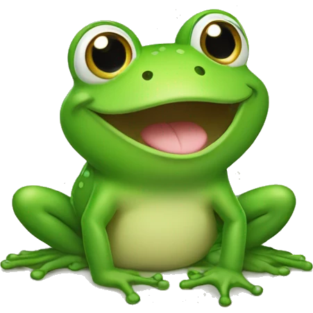 happy frog emoji