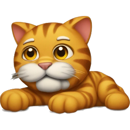 Garfield y los lunes  emoji