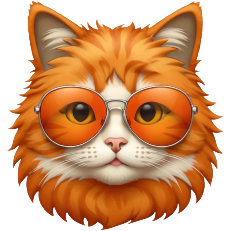 Cat wearing sunglasses emoji
