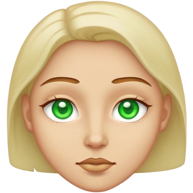 Green eyes emoji