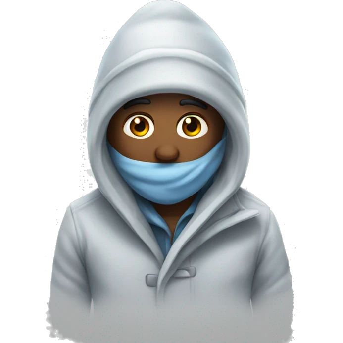 Chilly cold emoji