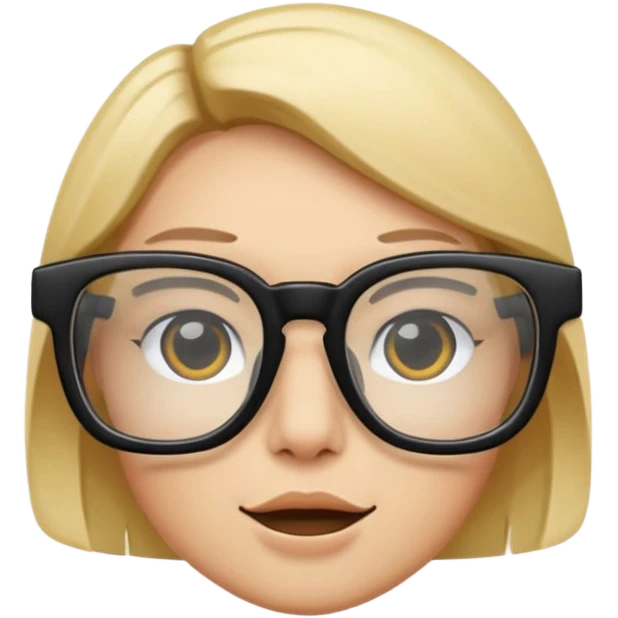 black glasess  emoji