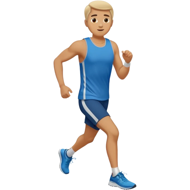 Morning Jogger man emoji