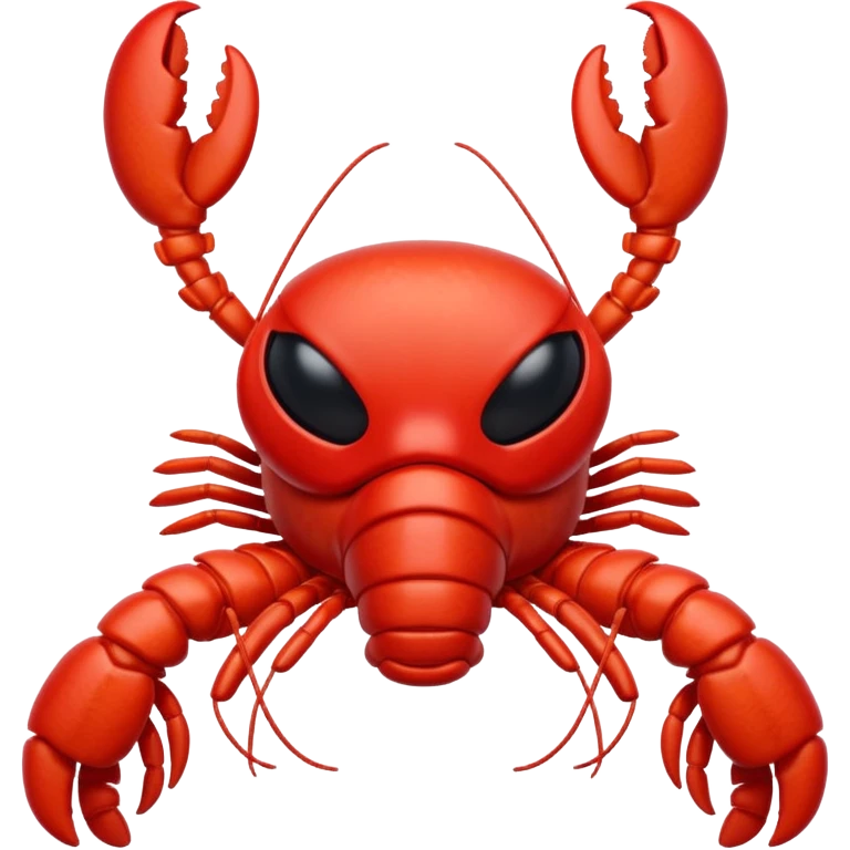lobster wearing a sleeping mask emoji