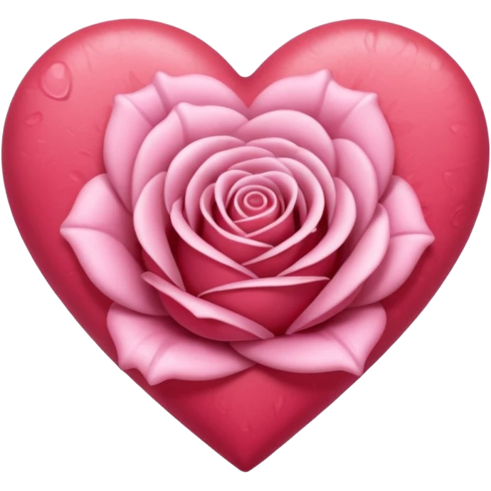 Corazón rositas emoji