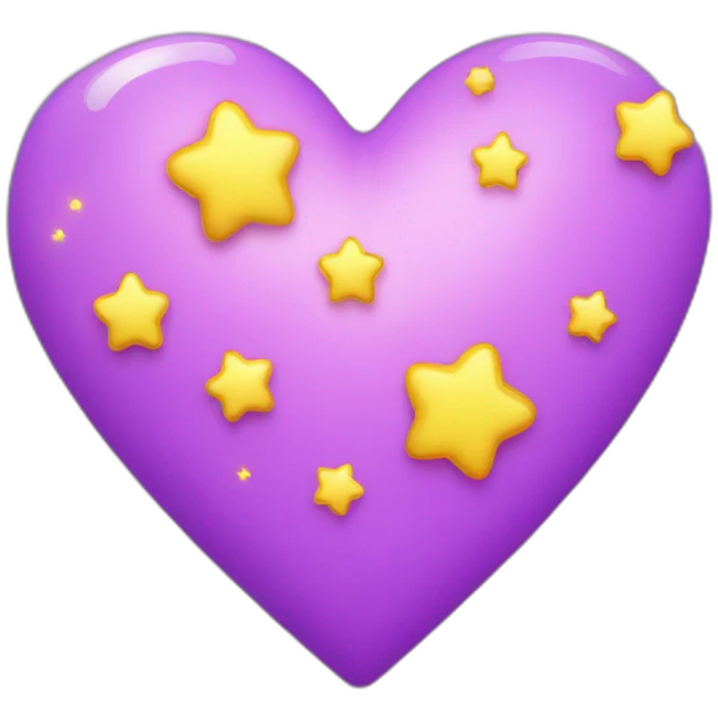 pink-and-purple-heart-with-yellow-sparkles emoji
