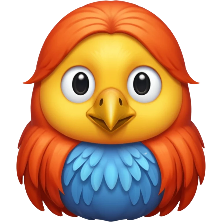  long haired bird emoji