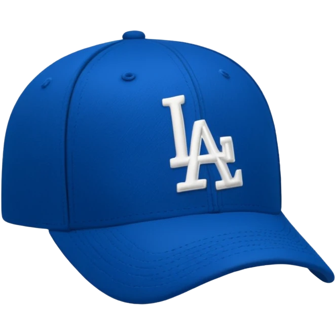 Blue LA Dodgers Hat  emoji
