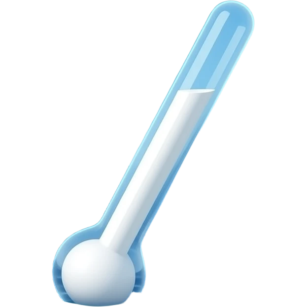 Thermometer in ocean, clean professional look, Dark blue HEX: #002137 Sky blue HEX: #7FC7FF Celestial white #FFFFFF emoji