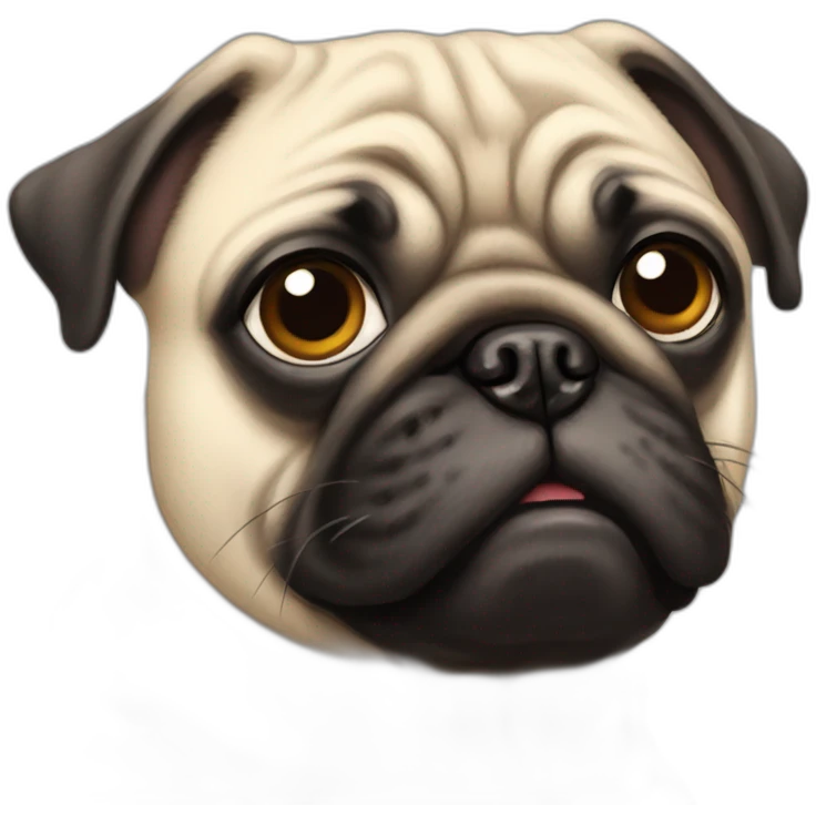 Pug emoji