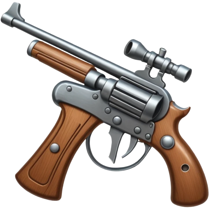 Gun with bow emoji