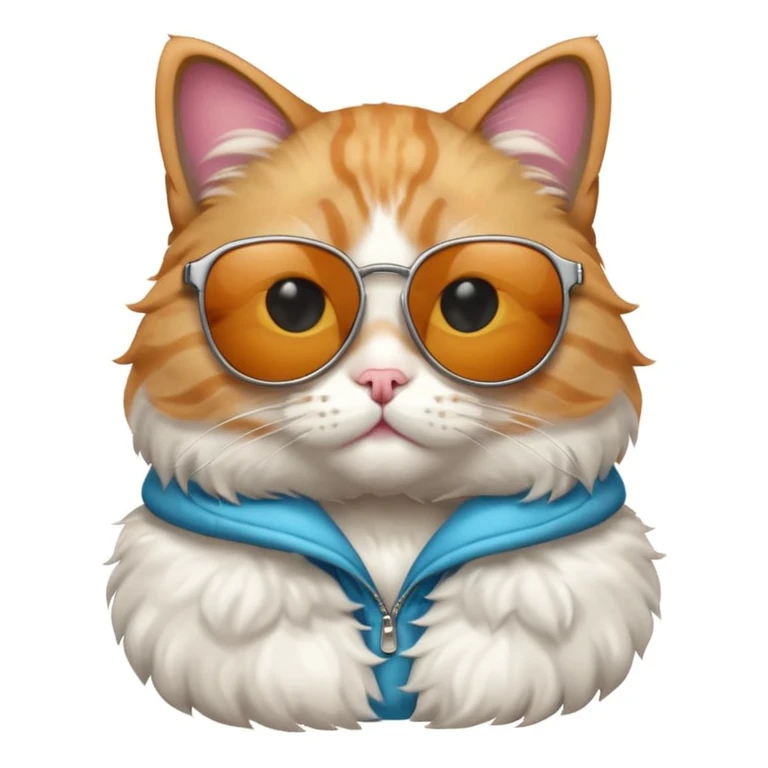 Cat wearing sunglasses emoji