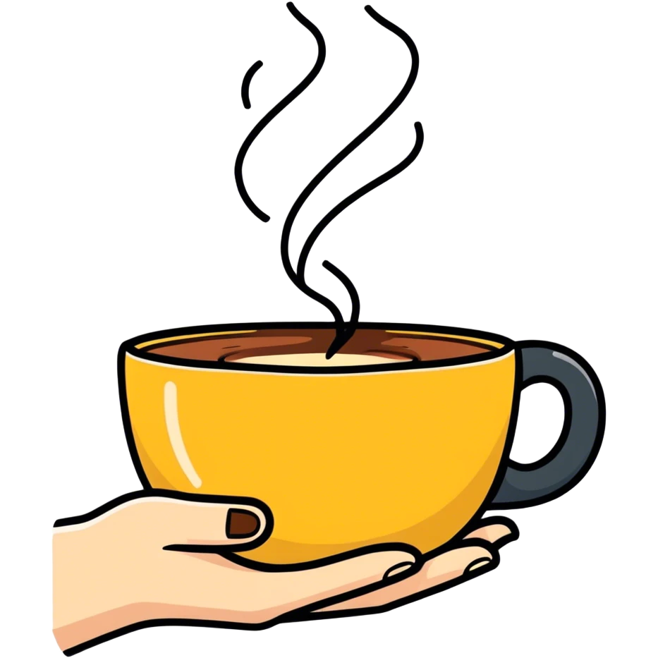 Coffee please  emoji