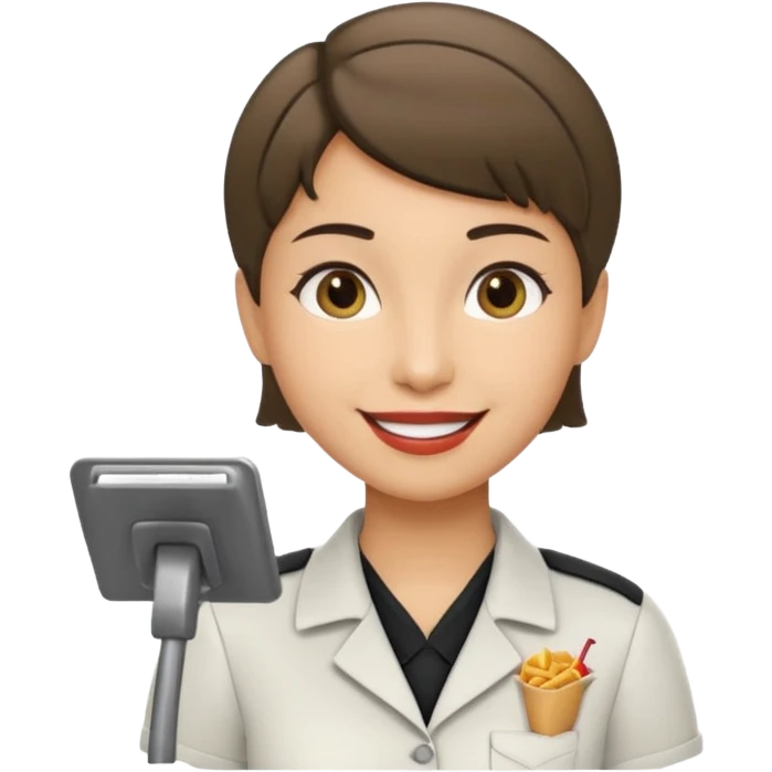 fast food restaurant cashier emoji