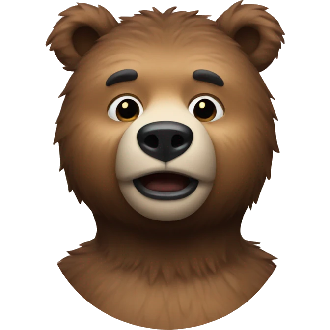 Bear disco  emoji