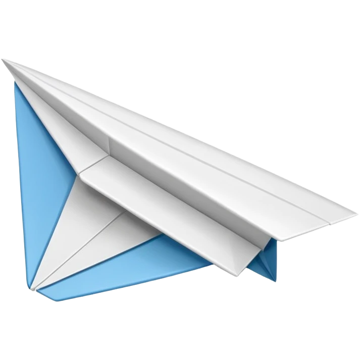 simple paper plane emoji