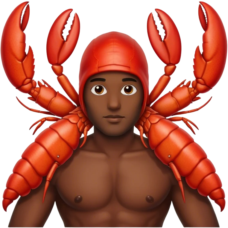 Chinese lobster wings as man emoji