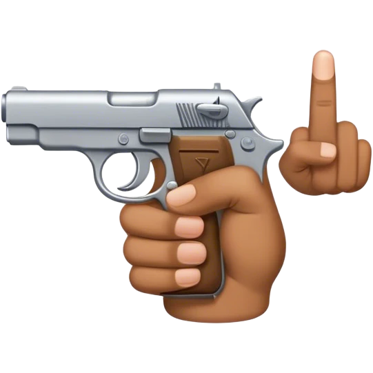 Finger gun emoji