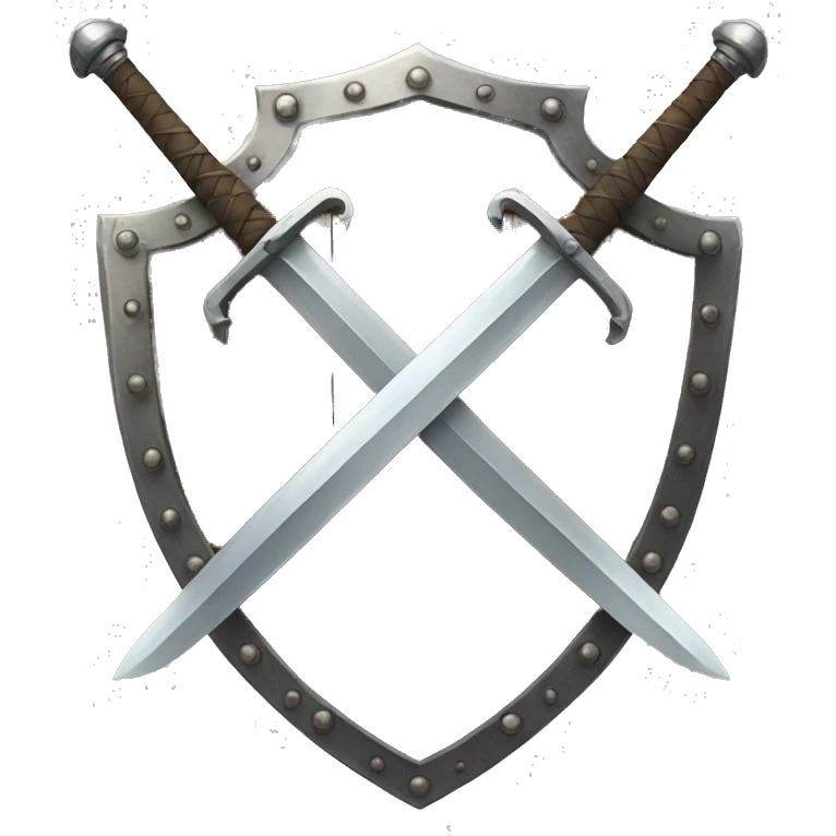 shield and crossed swords emoji