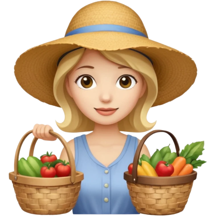 Market Shopper woman emoji